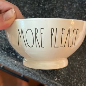 Rae dunn more please bowl